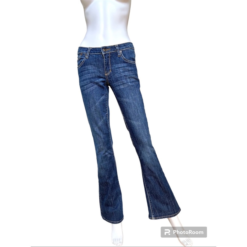 Salt Works Vintage Pearl St. Flare Medium Wash Jeans, 27